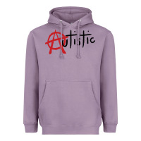 Lavender autistic punk Heavyweight Hoodie - linhVisuals