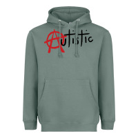 Sage autistic punk Heavyweight Hoodie - linhVisuals
