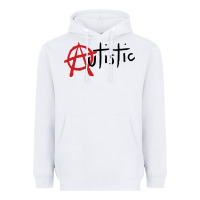 White autistic punk Heavyweight Hoodie - linhVisuals