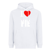 White retro vintage classic i love pie for pie lovers cooks chefs t shirt Heavyweight Hoodie - linhVisuals