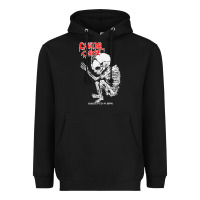 Black butchered at birth Heavyweight Hoodie - linhVisuals