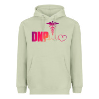 Matcha dnp doctor of nursing practice heartbeat color rn nurse Heavyweight Hoodie - linhVisuals