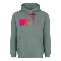 Sage dnp doctor of nursing practice heartbeat color rn nurse Heavyweight Hoodie - linhVisuals