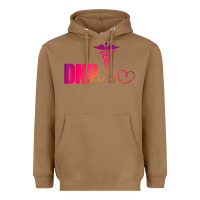 Toasted Coconut dnp doctor of nursing practice heartbeat color rn nurse Heavyweight Hoodie - linhVisuals