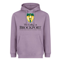 Lavender SUNY Brockport College Heavyweight Hoodie - linhVisuals