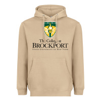 Mushroom SUNY Brockport College Heavyweight Hoodie - linhVisuals