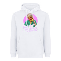 White dorothy zbornak Heavyweight Hoodie - linhVisuals
