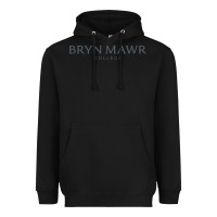 Black Bryn Mawr College Heavyweight Hoodie - linhVisuals