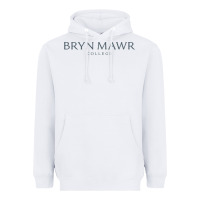 White Bryn Mawr College Heavyweight Hoodie - linhVisuals