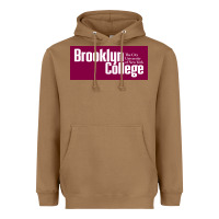 Toasted Coconut Brooklyn College Heavyweight Hoodie - linhVisuals