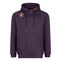 Plum SUNY Buffalo State College Heavyweight Hoodie - linhVisuals