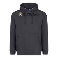 Smoke SUNY Buffalo State College Heavyweight Hoodie - linhVisuals