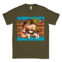 Army Green western farm cow pig rooster chick farm chicken barn Classic Tee - Artiststas