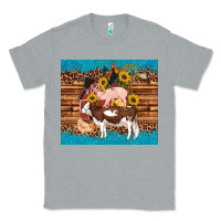 Heather Grey western farm cow pig rooster chick farm chicken barn Classic Tee - Artiststas