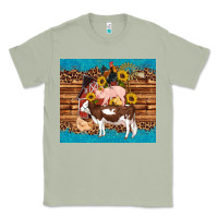 Matcha western farm cow pig rooster chick farm chicken barn Classic Tee - Artiststas