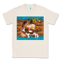 Natural western farm cow pig rooster chick farm chicken barn Classic Tee - Artiststas