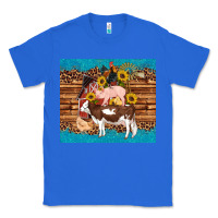 True Royal western farm cow pig rooster chick farm chicken barn Classic Tee - Artiststas