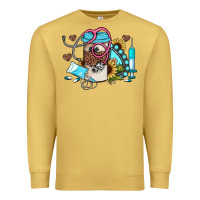 Antique Gold western sunflower gemstone nurse Premium Sweatshirt - JahusDesignShop