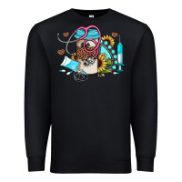 Black western sunflower gemstone nurse Premium Sweatshirt - JahusDesignShop