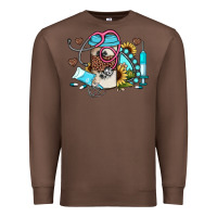Chestnut western sunflower gemstone nurse Premium Sweatshirt - JahusDesignShop