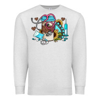 Oatmeal Heather western sunflower gemstone nurse Premium Sweatshirt - JahusDesignShop