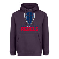 Melbourne Rebels Rugby Super League Heavyweight Hoodie | Teevron