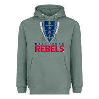 Sage melbourne rebels rugby super league Heavyweight Hoodie - linhVisuals