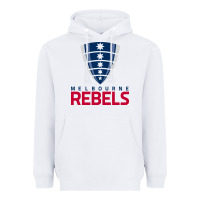 White melbourne rebels rugby super league Heavyweight Hoodie - linhVisuals