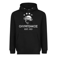 Olympiakos Greek Heavyweight Hoodie | Teevron