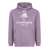 Lavender olympiakos greek Heavyweight Hoodie - linhVisuals