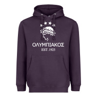 Plum olympiakos greek Heavyweight Hoodie - linhVisuals