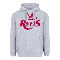 Heather Grey queensland reds rugby super league Heavyweight Hoodie - linhVisuals