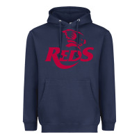 Navy queensland reds rugby super league Heavyweight Hoodie - linhVisuals