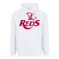 White queensland reds rugby super league Heavyweight Hoodie - linhVisuals