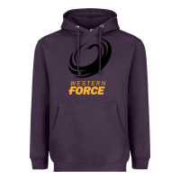 Plum western force rugby super league Heavyweight Hoodie - linhVisuals