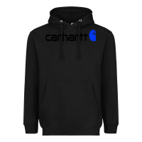 Black carhartt Heavyweight Hoodie - linhVisuals