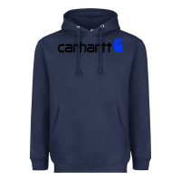 Navy carhartt Heavyweight Hoodie - linhVisuals