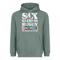 Sage rugby 6 nations england france ireland italy scotland wales t shirt Heavyweight Hoodie - linhVisuals