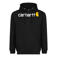 Black carhartt Heavyweight Hoodie - linhVisuals