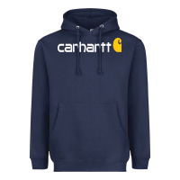 Navy carhartt Heavyweight Hoodie - linhVisuals