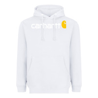 White carhartt Heavyweight Hoodie - linhVisuals