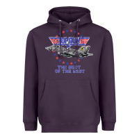 Plum top gun the best of the best Heavyweight Hoodie - linhVisuals
