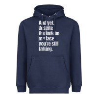 Navy trending sarcastic adult humor Heavyweight Hoodie - linhVisuals