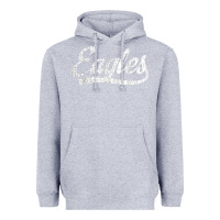 Heather Grey eagles school sports fan team spirit mascot gift Heavyweight Hoodie - linhVisuals
