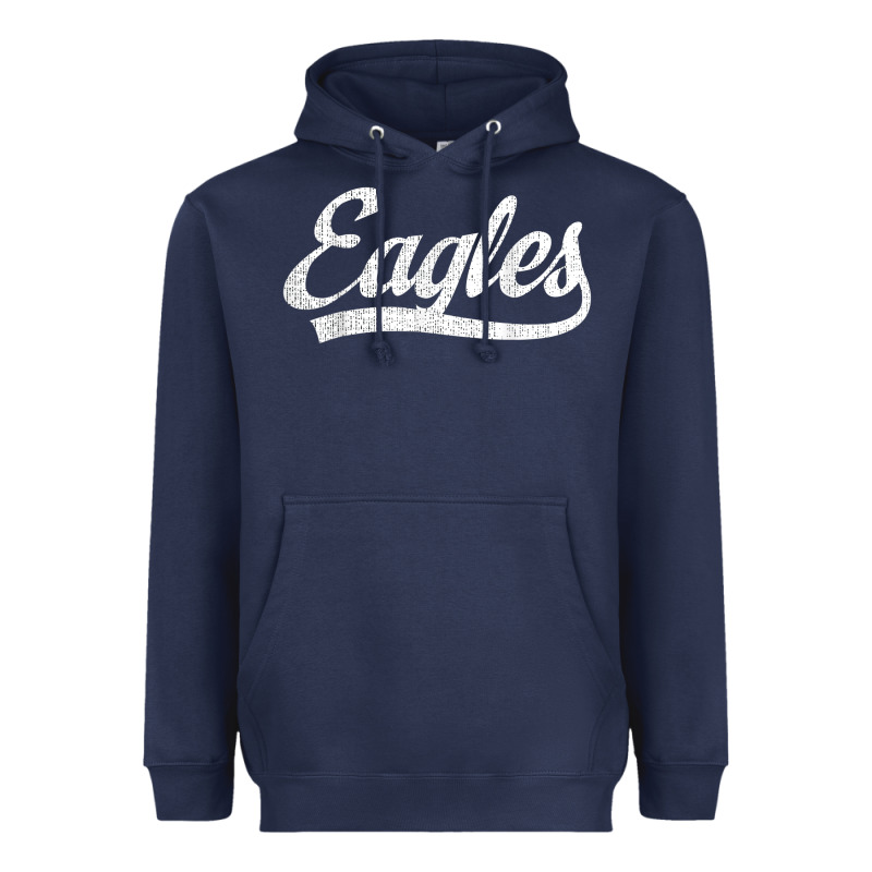 Eagles School Sports Fan Team Spirit Mascot Gift Heavyweight Hoodie by linhVisuals | Teevron