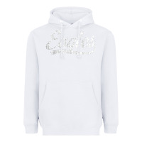 White eagles school sports fan team spirit mascot gift Heavyweight Hoodie - linhVisuals