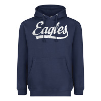 Navy eagles school sports fan team spirit mascot gift Heavyweight Hoodie - linhVisuals
