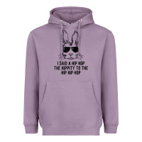 Lavender sunglass bunny hip hop hippity  easter gift  mens & womens t shirt Heavyweight Hoodie - linhVisuals