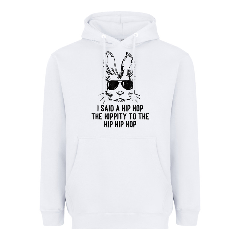 Sunglass Bunny Hip Hop Hippity  Easter Gift  Mens & Womens T Shirt Heavyweight Hoodie by linhVisuals | Teevron