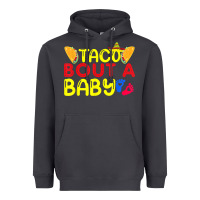 Smoke taco bout a baby pregnancy announcement cinco de mayo party t shirt Heavyweight Hoodie - linhVisuals